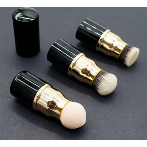 3 In 1 Makeup Brushes Foundation Concealer Eyebrow Blush Powder Mini Makeup Brush For Outing Maquiagem