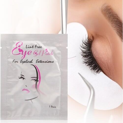 50PCS Professional Eyelash Extension Protector, Eye Makeup Eye Gel Patch Color High Quality Eyelash Extension Lint-free Paper