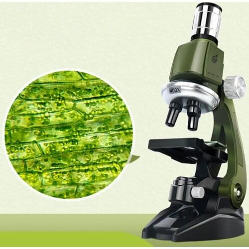 Kids Microscope Biological 1200X Magnification Teaching Aids for Beginner