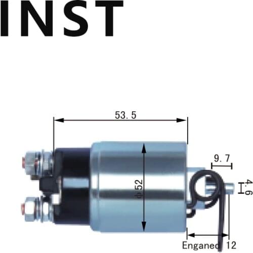 ELECTROMAGNETIC SWTICH SOLENOID FOR 12V 8973291631 8973828350 66-8160 S14101A S14101AR S14101B S14101C S14101D