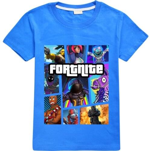 Fortnite T Shirt 3D Printed Girls Streetwear Children Kids Clothes Summer Battle Royale Boys Short Tshirt O-Neck
