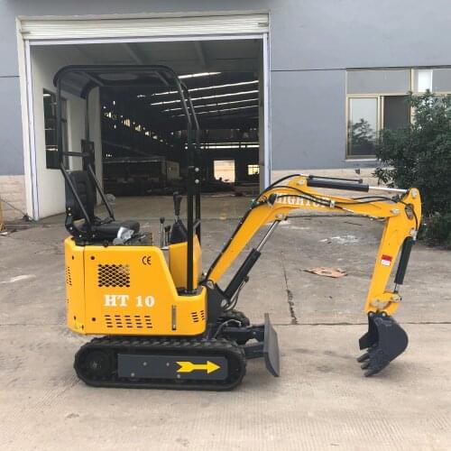 1000Kg diesel engine crawler mini excavator HT10 mini digger for sale
