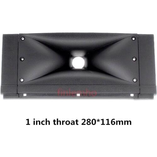 Finlemho Tweeter Speaker Accessories Treble Horn 280*116 Plastic 2PCS For Mixer Professional Audio Karaoke Home Theater T10 DJ