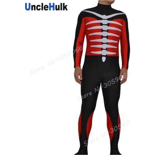 Kamen Rider Shocker Spandex Lycras Zentai Suit (Red & Black) | UncleHulk