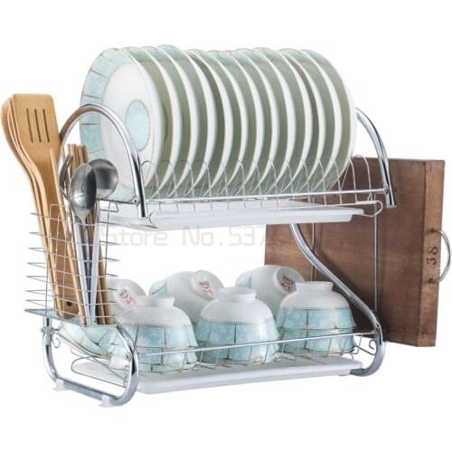 Egouttoir Vaisselle Keuken Kuchnia Pantry Refrigerator Organizer Dish Mutfak Cozinha Cuisine Kitchen Storage Rack Holder