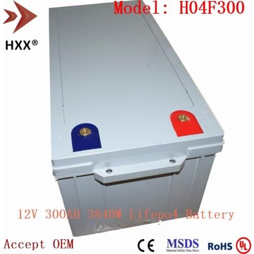 Lithium 12V 300AH lifepo4 battery pack 250a bms 12.8v 250ah 280ah 300ah deep cycle 3000 cycles rv camper yacht solar battery