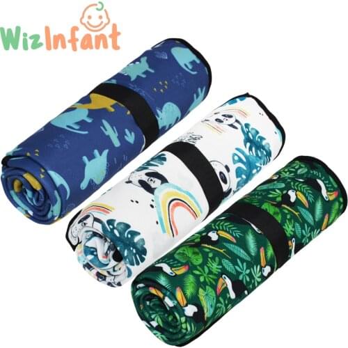 WizInfant Reusable Baby Changing Mats Cover Baby Diaper Mattress Diaper for Newborn Waterproof Changing Pats Flool Play Mat