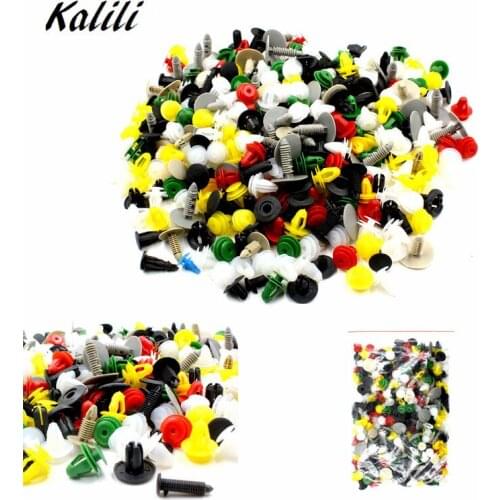 New Universal Mixed Car Bumper Fender Door Trunk Screw Plastic Fastener Clip For Auto Retaining Rivet