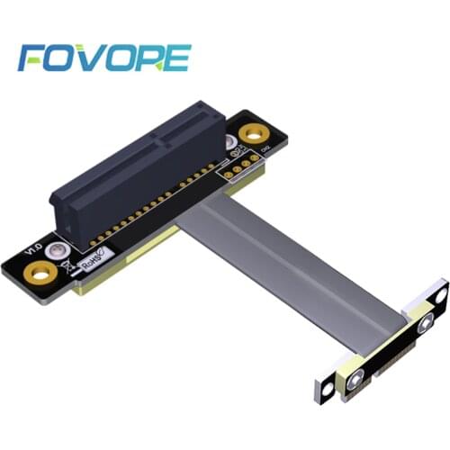 PCI Express PCIE Riser Card PCI-E 1x to 4x Riser Cable Graphics Card PCI Express Connector Flexible Cable Extension Port Adapter