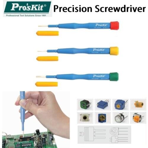 Proskit Precision Ceramic Screwdriver Non-magnet Anti-static SMD Components Adjust Screwdriver High frequency circuit adjustment