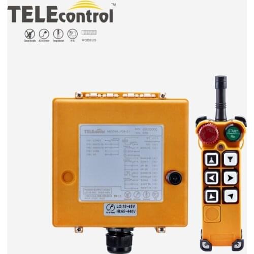 Industrial Remote Control F26-C1F26-C2 F26-C3 Hoist Crane Lift Button Switch 6 Single Double Buttons for Truck Hoist