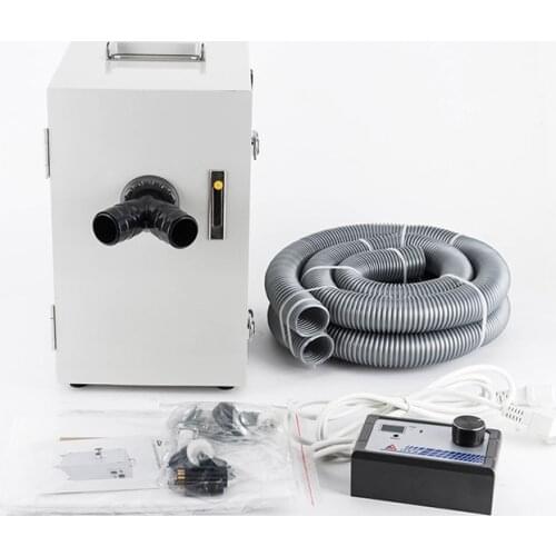 Double-hole vacuum cleaner for dental laboratory use high-power CNC double-impeller vacuum cleaner for processing plant