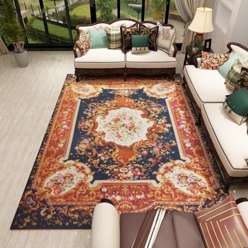 New European style Modern Household Carpets for living room Bedroom Tea Table Rugs and Carpet Home Luxury Rectangle Custom Mats