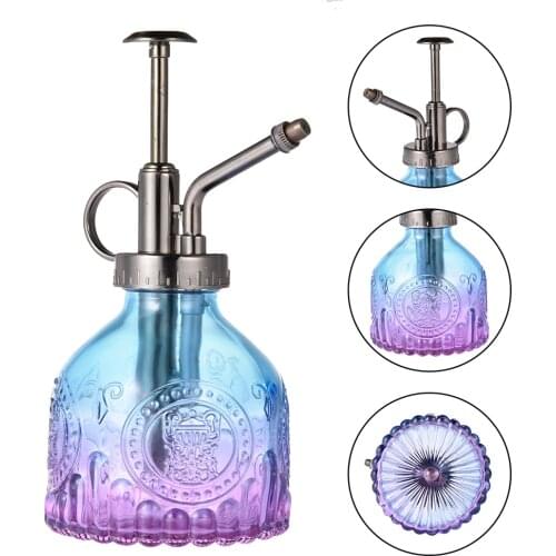 200ml Glass Spray Bottle Anti-slip Large Capacity Plant Flower Water Spray Bottle Glass Watering Can for Indoor Potted Terrarium