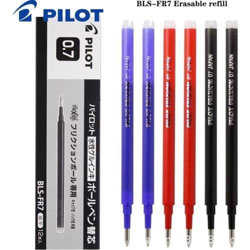 24 Pcs Japan Pilot Hot Erasable Frixion Water Refill BLS-FR7 Gel Pen 0.7mm/0.5mm Refill Uses LFBK-23ER/23F