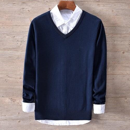Suehaiwe Men's Knitted Pullovers