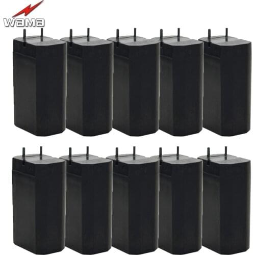 10pcs/lot Wama New 4V 1000MAH Lead-Acid Rechargeable Storage Batteries Electric Lamp Flashlight Mosquito Swatter Battery 3D32