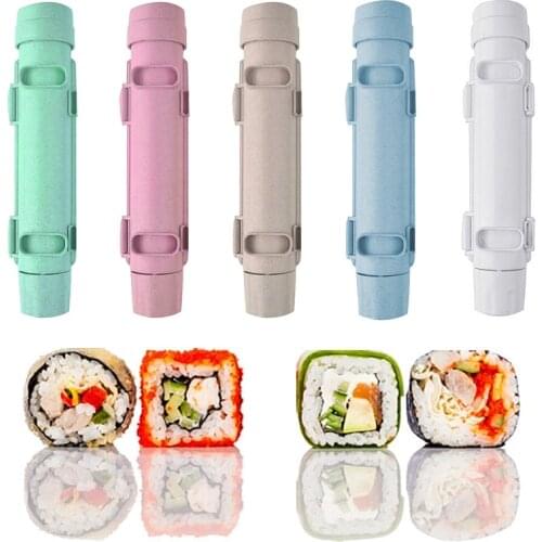 Japanese Roller Rice Mold Sushi Maker Sushi Bazooka Vegetable Meat Rolling Tool DIY Sushi Making Machine Kitchen Sushi Tool
