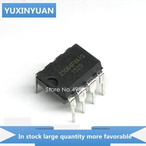 YUXINYUAN 10PCS/LOT W25Q64FVAIQ 25Q64FVAIQ 25Q64 DIP8 in stock in stock