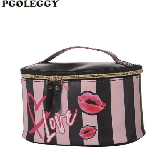 Cosmetic Bag Multifunction travel Women Cute Pattern Big Capacity Toiletry Organizer Makeup Pouch Female Storage Makeup Bag