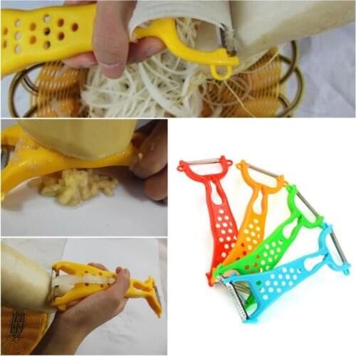 1 Pcs Multifunctional Vegetable Peeler Cutter Fruit Peeler Masher Grater Potato Peelers Slicer Kitchen Tools Color Random