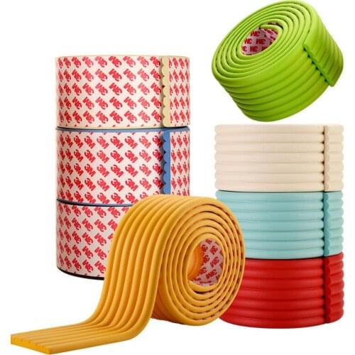 2M Free Stick Baby Safety Corner Protector Children Protection Furniture Corners Protection Child Safety Table Corner Protector
