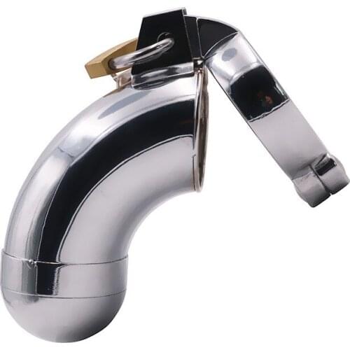 40/45/50mm for choose metal male chastity device with cock tubing cover removable cock cage penis lock sex toys for men