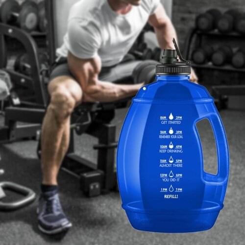 Fitness Sport Water Jug 3.78L 1Galen Water Bottle BPAFree Portable GYM Large Capacity Water Bottle With Non-slip Cover andHandle