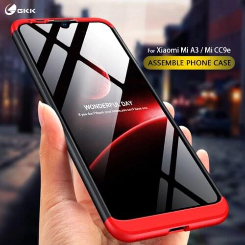 GKK Case for Xiaomi Mi A3 A2 lite Case Full Protection for Xiaomi Redmi Mi CC9e Note 6 7 8 8t 9 9s 10 CC9 Pro Hard Cases Cover