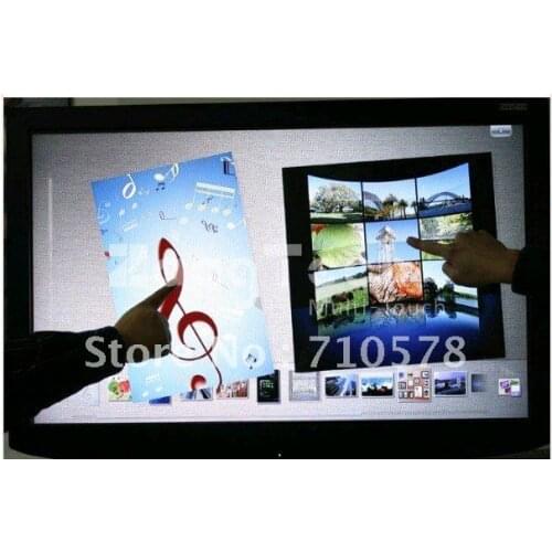 DefiLabs 46 Inch 6 points IR Touch Screen Frame without glass / fast shipping,Transparency and high-resolution