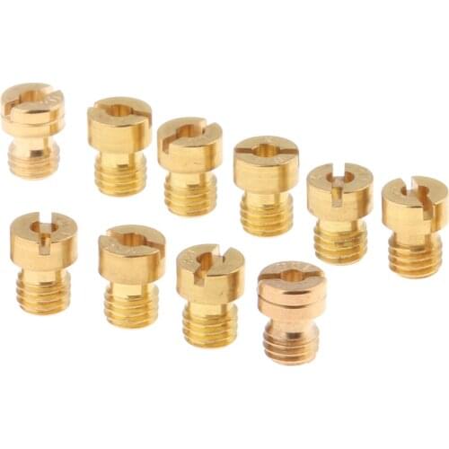 Carburetor Main Jet Kit 108 110 112 114 115 116 118 120 122 124 for PWK High class quality copper material Brand New Motorcycle