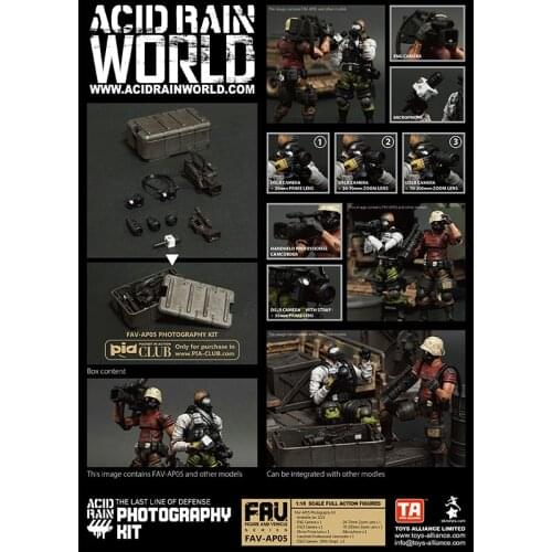 Acid rain war FAV-AP05 Photographic Equipment Set 1:18 Special Edition Camera Accessory Pack