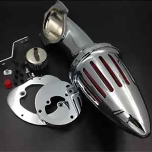 Motorcycle Chrome Aluminum Air Cleaner Kit Intake Filter For Honda VTX 1300