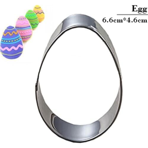 Egg Molding Metal Cake Mold Fruit Vegetable Biscuit Cookie Cutter Tools Kitchenware Stainless Steel New Fondant Baking Supplies
