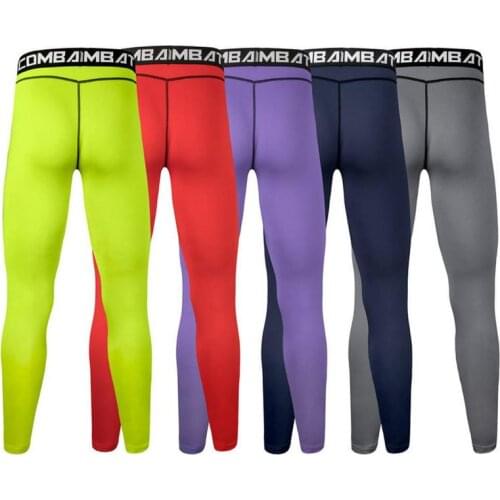 Tight Sports Trousers Men Fitness Leggings Running Cycling Sports Leggings Basketball Tights
