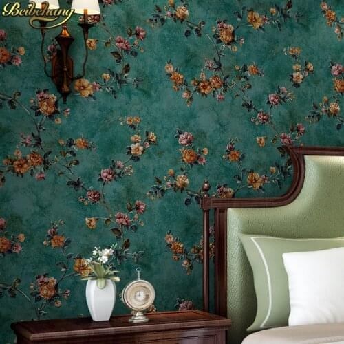 Beibehang Pastoral Non wovens Wallpaper Living Room Sofa Background Warmer Bedroom Full Wallpapers papel de parede 3D Wall paper