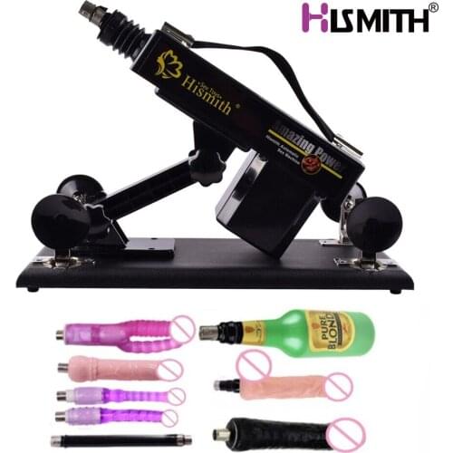 Sex Machine Retractable pumping gun Powerful Love Machines dildo machine with Super Big Dildo and Male Masturbation sex toys