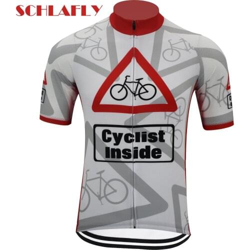 Cycllst inside cycling jerseys black white summer short sleeve bike wear jersey road jersey cycling clothing schlafly