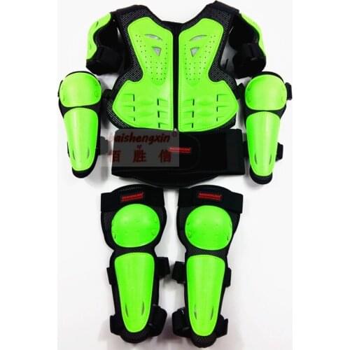 Full Body Cycling knee pads elbow Motocross Vest Chest Gear Parts Protective Protection Accessories Raider Gear 3 color