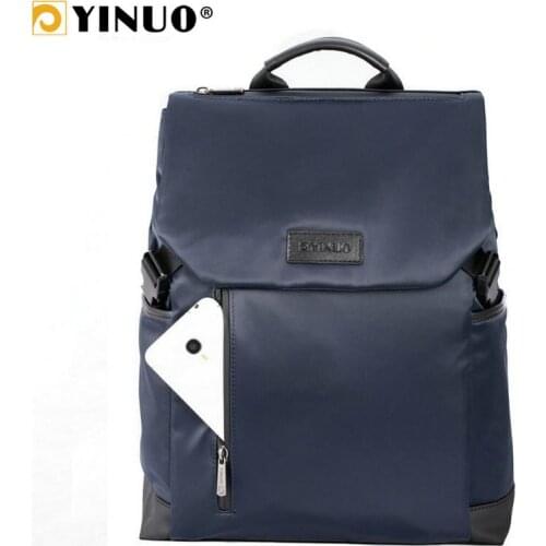 YINUO Fashion Backpack Women Fit 13inch Laptop Backpack Waterproof Back Anti Theft Large Capacity Travel Male Bag