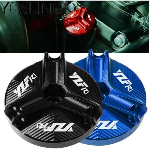 YZF R1 1998-2015 Motorcycle Engine Oil Drain Plug Sump Nut Cup Plug Cover Cap Screw For Yamaha YZF-R1M YZFR1 LE 2002-2012