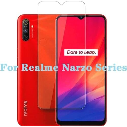 For Oppo Realme Narzo 10 20/Narzo 20 Pro Tempered Glass Screen Protector Thin Explosion-proof Film For Realme Narzo 10a 20a Case