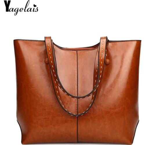 Women Casual Tote Shoulder Bags Simple Brand Handbags Women Bags Designer Soft PU Leather Totes Female Commuter Mujer Bolsas