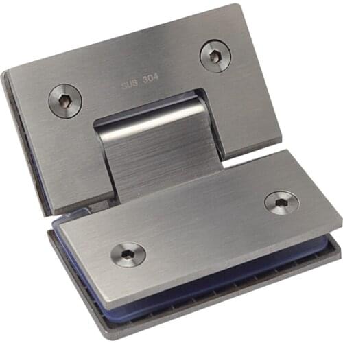 10Pcs/lot DHL Free Shipping 304SUS 135 Degree Hinge Clamp 8 to 12mm Glass Door Clip for Heavy Doors Wholesale Hot Sale