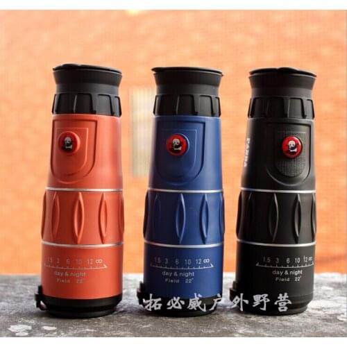 30pcs/lot Day Night Vision 26 X 52 HD Clear Zoom Optical Monocular Telescope Sport Hunting Hiki with Pouches