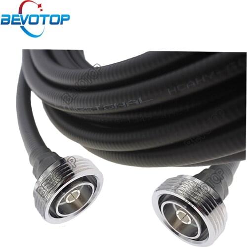 50-9 Feeder Line 7/16 DIN Female to DIN Female L29 Connector 1/2 Super Flexible Jumper RF Coaxial Pigtail Extension Cable Cord