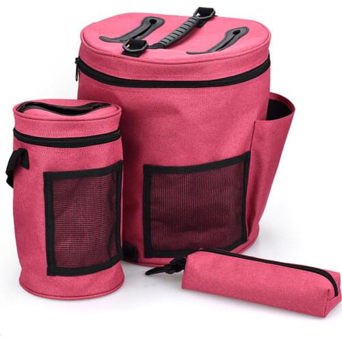 Large Yarn Storage Knitting Yarn Bag Tote Bag Big Capacity Organizer Tote for Weave Tools Crochet Accessories Storage Case AC072