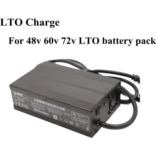 LTO Lithium Titanate Battery Quick Charger 10A 15A with Protection for 48V 60V 72V Battery Pack Output 58.8V 72.8V 84V