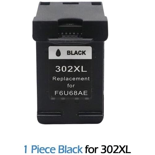1Pc Black for HP 302 for HP302 XL Compatible Ink Cartridge for HP Deskjet 1111 1112 2130 2135 1110 3630 3632 3830 4510