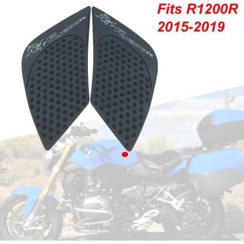 For BMW R1200R R 1200 R 2015 2016 2017 2018 2019 Oil Fuel Tank Side Protective Stickers Knee Grip Traction Pads Decals R1200R